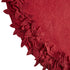 Hand Felted Wool Christmas Tree Skirt - Overlapping Flowers Border in Maroon - 64"/72" - ARCADIA HOME
